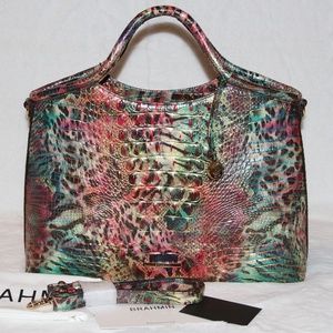 NWT BRAHMIN Elaine Shapeshifter Melbourne Leather